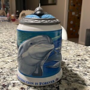 Dolphin limited edition stein Anheuser-Busch